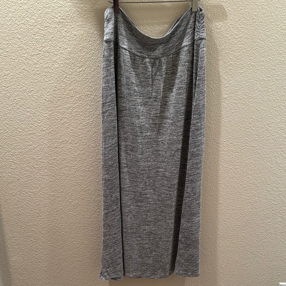Women’s Grey Blend Maxi Skirt